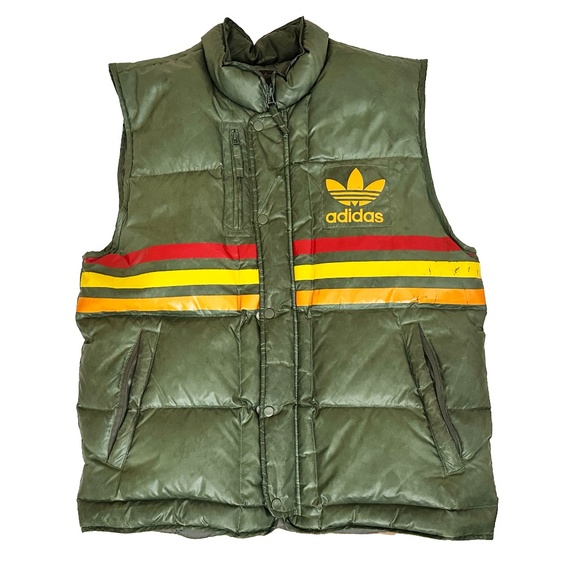 Adidas Vintage Puffer Vest. 55% Down, 45% Feather. - Picture 1 of 9